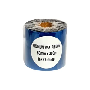 Barcode Printer Premium Wax Ribbon Roll, Width: 60mm x 300 Meters