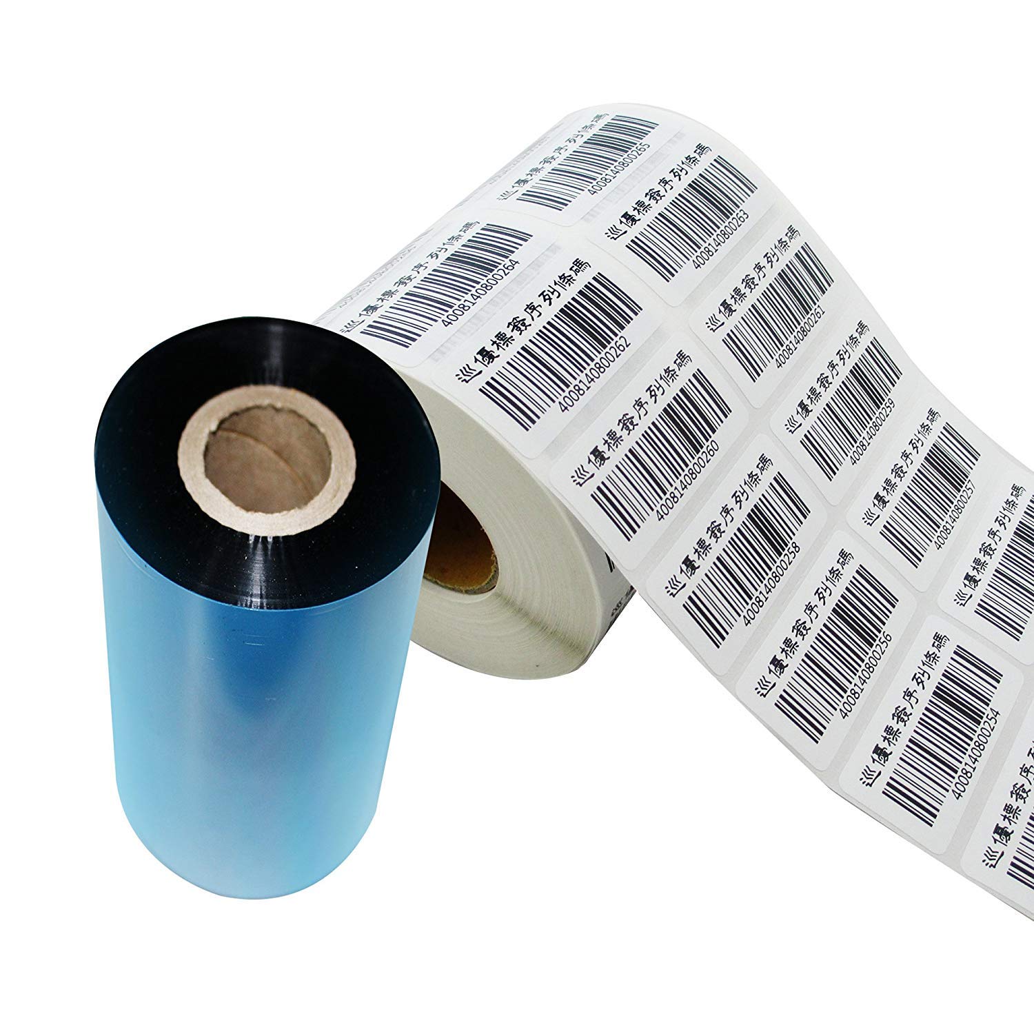 Barcode Printer Premium Wax Ribbon Roll, Width: 110mm x 300 Meters - Image 2
